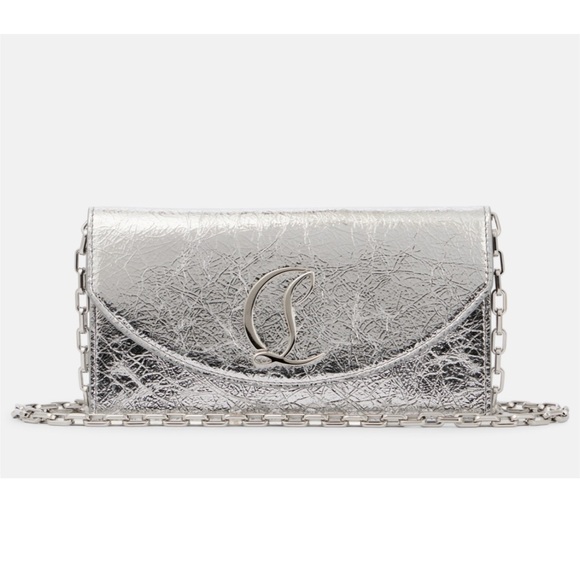 Christian Louboutin Handbags - Christian Louboutin, LOUBI54 clutch/shoulder bag with chain made Italy